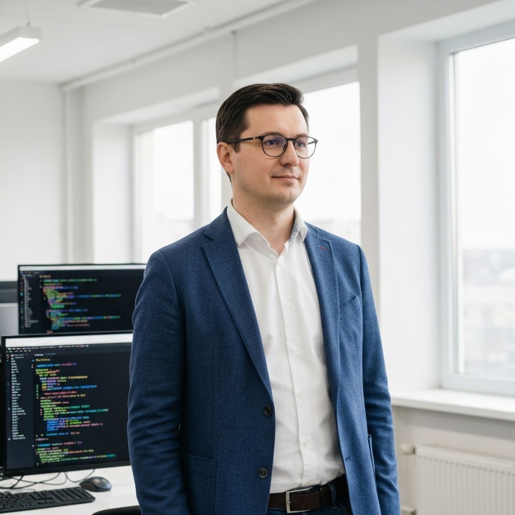 Алексей - Технический директор IT-компании: персонаж для ролевых игр и тренинга переговоров с AI Sales Coach